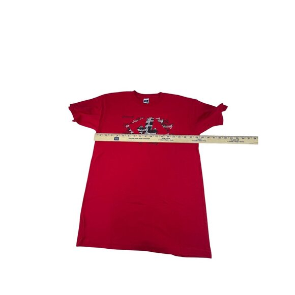 Over The Limit Red Graphic Over the Limit T-Shirt Mens S 100% Cotton Casual Crew - Picture 9 of 13